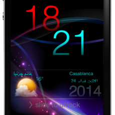 LS OSX Arab iPhone iPod – شاشة القفل آيفون آيبود تاتش